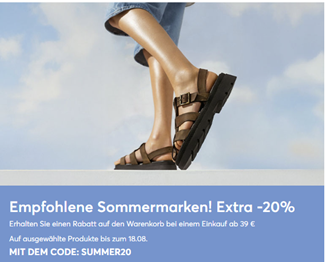 eSchuhe: 20%Extra-Rabatt auf fast 17.000 Schuhe