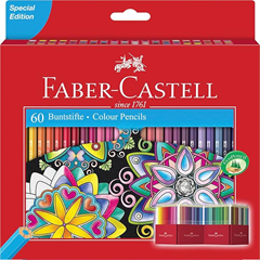 Faber-Castell Buntstifte Set Castle (60-teilig) für 13,00€ (Vergleich: 16,53€)