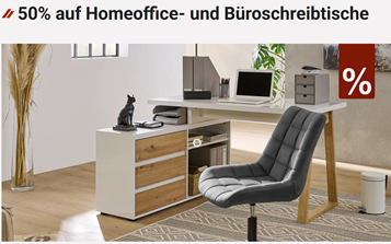 Zurbrüggen: 50% auf Homeoffice- und Büroschreibtische