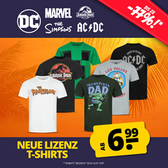 SportSpar: Lizenz T-Shirts ab 6,99€ zzgl. Versand