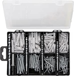Bosch Befestigungs Set mit Dübel, Schrauben, Steinbohrer Ø 5-8 mm und Schrauberbits (173-teilig) für 7,68€ (Vergleich: 11,51€)