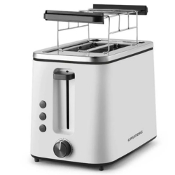 Grundig TA 5860 Toaster, Brötchenaufsatz 2 extrabreite und -tiefe Röstfächer für 19,90€ (Vergleich: 33,39€)