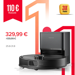 Roborock Q10 S5+ Set Saug- und Wischroboter in Schwarz für 329,99€