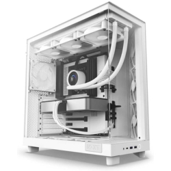 NZXT H6 Flow ATX, mATX, Mini-ITX PC-Gehäuse, Weiß für 70,79€ (Vergleich: 100,46€)