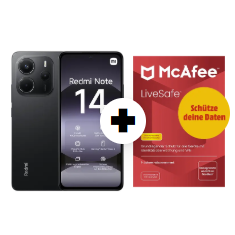 Xiaomi Redmi Note 14 (128GB, Midnight Black) für 29€ mit dem Super Select XS (3 GB, o2) für 3,99€/Monat