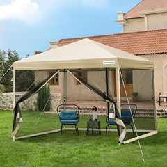 VIVOHOME 3x3m Pavillon mit Netz für 89,99€ dank 40% Code