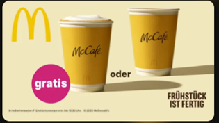 Telekom Magenta Moments: gratis Kaffee oder Cappuccino bei Mc Donalds