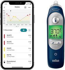 Braun ThermoScan 7+ connect Ohrthermometer für 54,85€ (Vergleich: 69,39€)