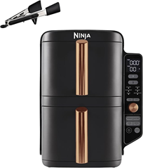 Ninja Double Stack XL Heißluftfritteuse für 179,99€ (Vergleich: 209,95€)
