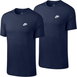 2 x Nike Herren Sportswear Club T-Shirts, Midnight Navy für 25,60€ (Vergleich: 39,82€)
