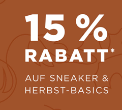 Engelhorn: 15% Rabatt auf SNEAKER & HERBST-BASICS