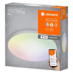 [nur heute]Ledvance Planon Smart rahmenlose LED-Deckenleuchte, RGB, dimmbar, 30 cm für 35,90€ (Vergleich: 84,63€)