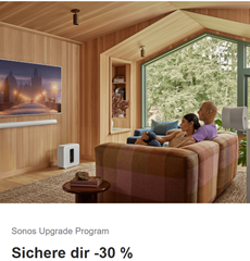 Sonos Update Programm: 30% Rabatt auf fast alle Produkte, so z.B. Arc Ultra für 699,30€ (VG: 865€)