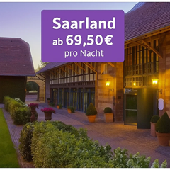 Der Linslerhof im Saarland ab 69,50€ pro Person für 1 Nacht inkl. Frühstück, Wellness & Saarland Card