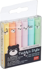 Legami Mini-Textmarker-Set Teddy’s Style für 3,39€ (Vergleich: 7,50€)