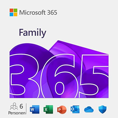 Microsoft 365 Family | 1 Jahr | bis zu 6 Personen für 69,30€ dank 30% Code (Vergleich: 94€)