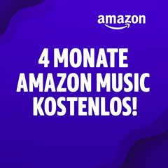 Amazon Music: 4 Monate kostenfrei für Prime Mitglieder, 3 für alle anderen Kunden
