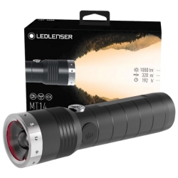 [nur heute] Ledlenser MT14, LED Taschenlampe mit Akku, 1000 Lumen im Boost Mode, 320 Meter Leuchtweite für 55,90€ (Vergleich: 80,56€)