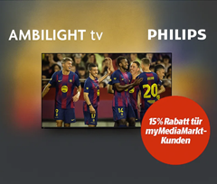 MediaMarkt: 15% Direktabzug auf viele Philips Ambilight TVs