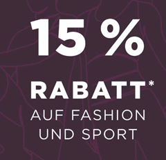 Engelhorn: 15% Rabatt auf Fashion & Sport