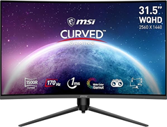 MSI G32CQ5P 31,5 Zoll WQHD Curved Gaming Monitor für 179,00€ (Vergleich: 231,22€)