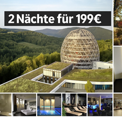 2 Nächte im Oversum Vital Resort Winterberg ab 199€ pro Person + : Frühstücksbuffet & 4-Gang-Dinner sowie Wellness