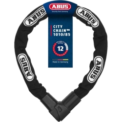 ABUS Kettenschloss CityChain 1010 (85 cm) für nur 64,99€ (Vergleich: 81,99€)
