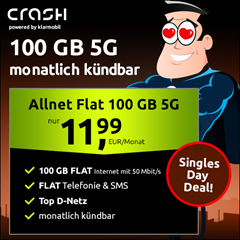 [Knaller] 100GB 5G Vodafone Allnet Flat (inkl. SMS Flat) für 11,99€/Monat + monatlich kündbar