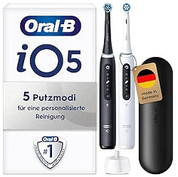 Oral-B iO Series 5 Elektrische Zahnbürste im Doppelpack für 99€ (Vergleich: 125€)