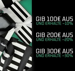 Foot Locker: Bis zu 30% Rabatt auf viele ausgewählte Artikel (Abhängig vom Bestellwert)