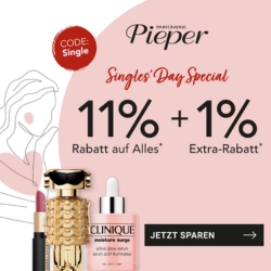 [endet heute] Parfümerie Pieper: 11% Rabatt auf alles + 1% Extra-Rabatt
