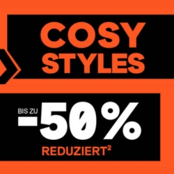 SportScheck: bis zu 50% Rabatt auf über 1.200 ausgewählte Cosy Styles