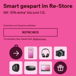eBay: 10% Rabatt auf Re-Store Artikel