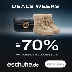 eSchuhe: bis zu 70% Rabatt auf rund 31.000 Artikel