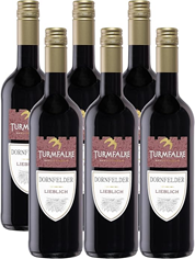 Turmfalke Dornfelder Lieblich (6 x 0,75 l) für 9,98€ (= 1,66€ pro Flasche)