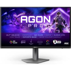 [neuer Bestpreis] AOC AGON PRO AG276QZD2 26,7 Zoll QHD OLED Gaming Monitor für nur 419€ (Vergleich: 458€)