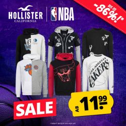 SportSpar: Hollister x NBA SALE mit bis zu 86% Rabatt
