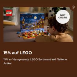 Galeria: 15% Rabatt auf LEGO, auch auf seltene Sets