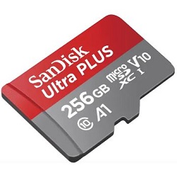 Sandisk Ultra Plus microSDXC UHS-I Speicherkarte (256GB) für 18,99€ (Vergleich: 21,19€)