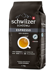 Schwiizer Schüümli Espresso (1kg Bohnen) für 13,85€ (Vergleich: 19,52€) – Spar-Abo