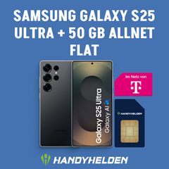 Samsung Galaxy S25 Ultra (256GB) für 89,00€ mit Telekom Magenta M (50 GB 5G) für 39,95€/Monat + 150€ Bonus