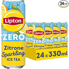 LIPTON ICE TEA Sparkling Lemon Zero (24 x 0.33 l) für nur 13,48€ im Sparabo = 56 Cent je Dose