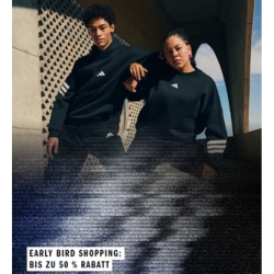 adidas: bis zu 50% Rabatt beim Black Friday Early Bird Shopping