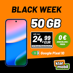 Google Pixel 10 (256GB) für 159,99€ mit der Allnet Flat (50 GB, Vodafone) für 24,99€/Monat