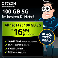 Crash Tarife im Telekom Netz, so z.B. 75GB Allnet Flat für 12,99€ im Monat + 0€ Anschlusspreis