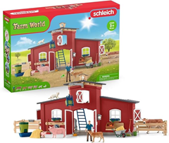 schleich FARM WORLD Große rote Farm (42606, 92-tlg.) für 49,99€ (Vergleich: 65,94€)
