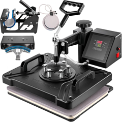 VEVOR 5-in-1 Transferpresse (38×30 cm) für 107,01€