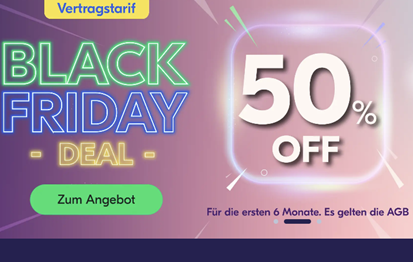 Lycamobile: 50% Rabatt im ersten Monat bei monatlich kündbaren Tarifen + 6 Monate bei 24 Monaten Laufzeit + 0€ Anschlussgebühr