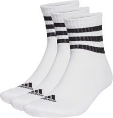 adidas 3-Stripes Cushioned Socken 3er-Pack (Mid-cut) für 8,07€ (Vergleich: 13,83€)
