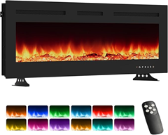 PortoAlegre Elektrokamin (50 Zoll, 3-in-1, Wand- oder Einbau) für 99,50€